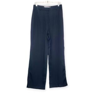 & Other Stories Pleated Wide Leg Black Pants